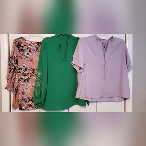 Lot of LIKE NEW 3 Shein Curve Blouses (sz 1X)
